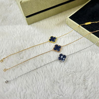 [Aethel jewelry]CLOVER 1 MOTIF PIETERSITE BRACELET